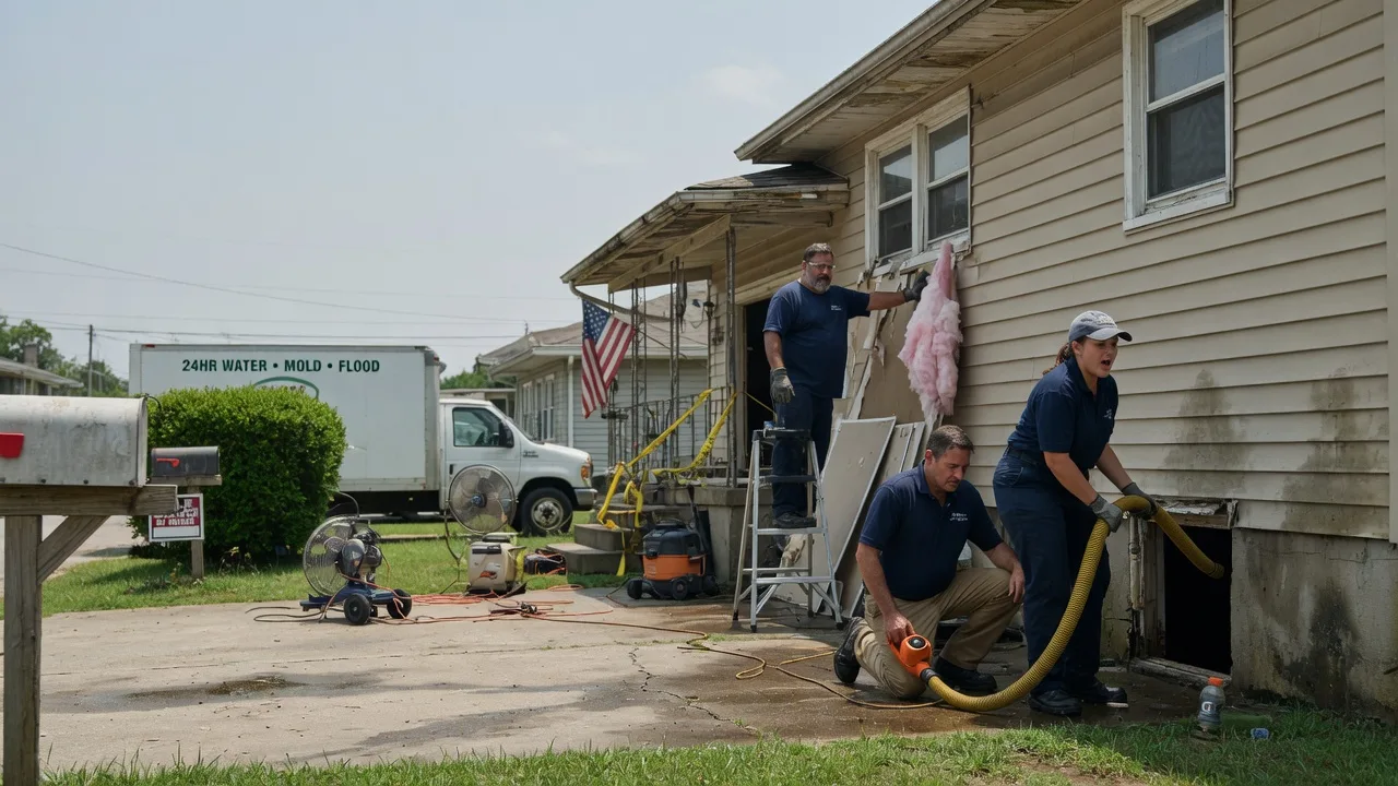 Water Damage Repair in Bella Vista, AR near me